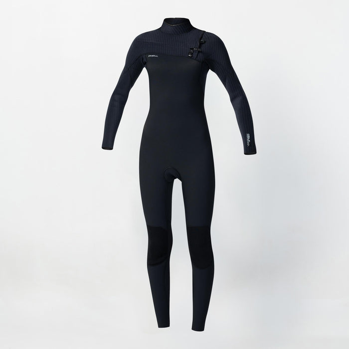 Girl's HyperFreak 3/2+mm Steamer Chest Zip - Black