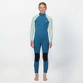 Girl's Reactor 3/2mm Steamer Back Zip - Deep Blue