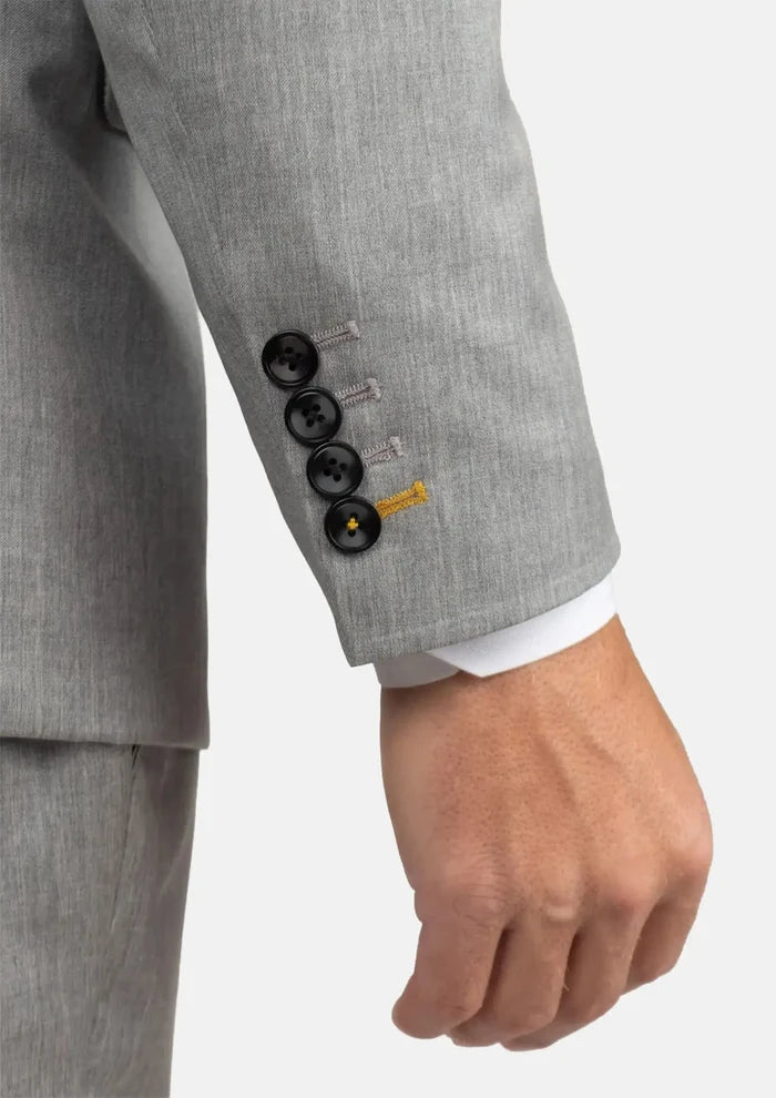 Glacier Grey Twill Suit