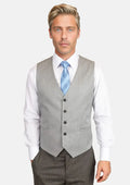 Glacier Grey Twill Vest