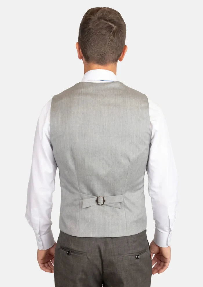 Glacier Grey Twill Vest
