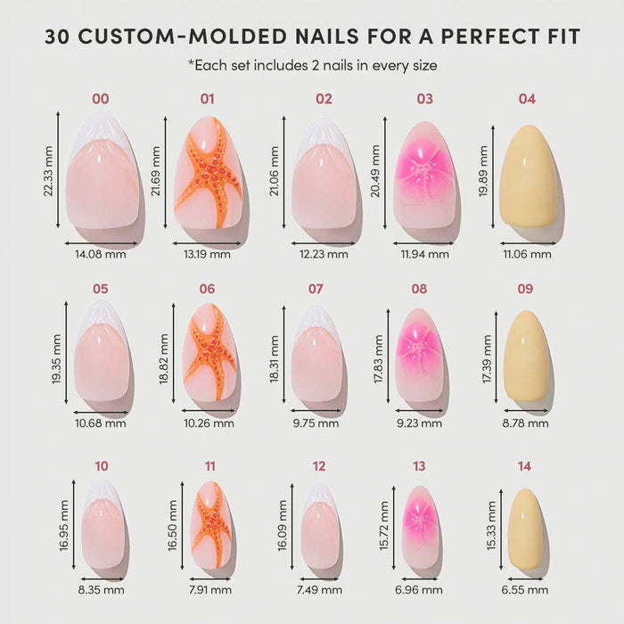 Glamnetic Press On Nails - Sunset Tide