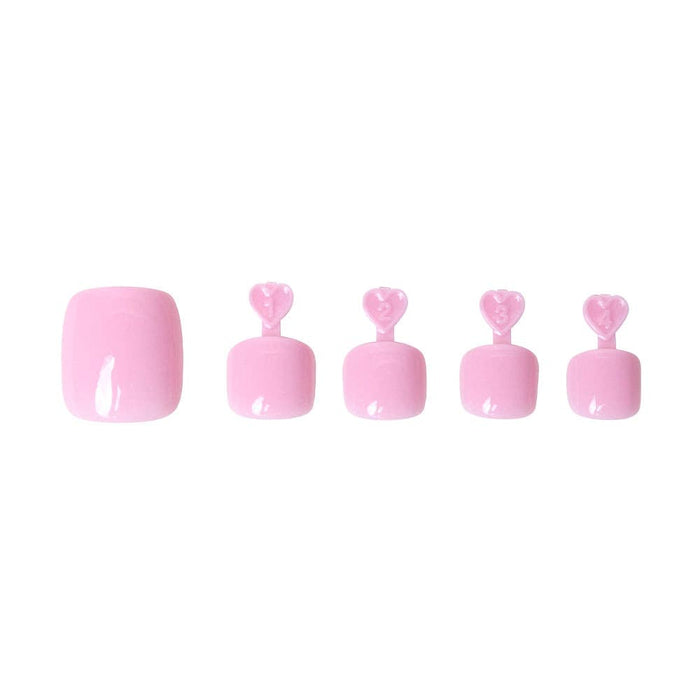 Glamnetic Press On Nails - Think Pink (Toenails)