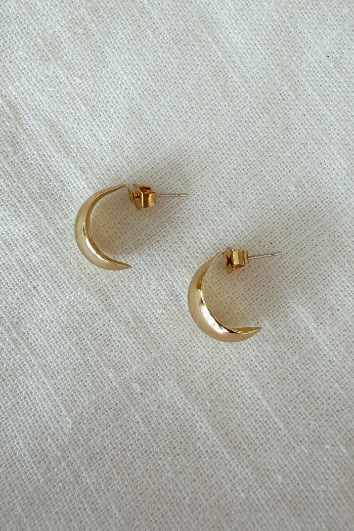 Go To Gold Earrings 18K Gold Dipped Back, adeline boutique, dallas boutique, boutique