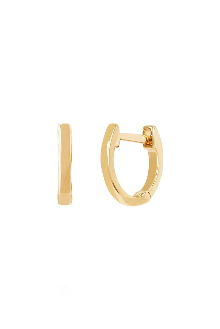 Gold Mini Huggie Earring - Yellow Gold - Pavilion