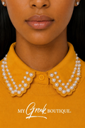 Gold Pearl Collar