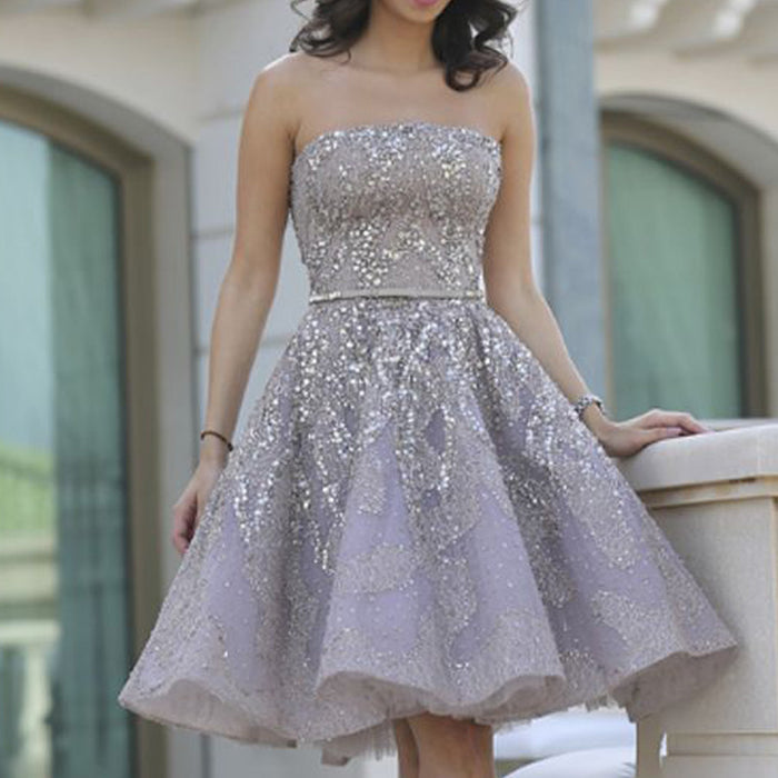 Gorgeous Purple A-line Homecoming  Dresses, BD00151