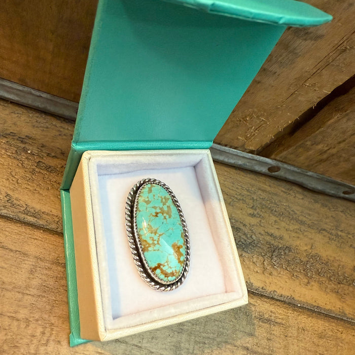 GTMW #8 Mine Turquoise Ring Size 6