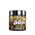 Black-lidded container showing detailed supplement facts and usage instructions on a green leafy background label.