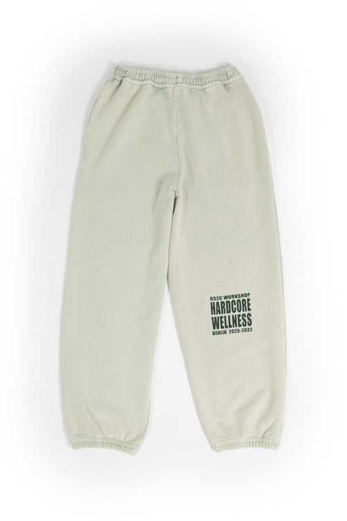 "HARDCORE WELLNESS" OVERSIZED SWEATPANTS - 032c