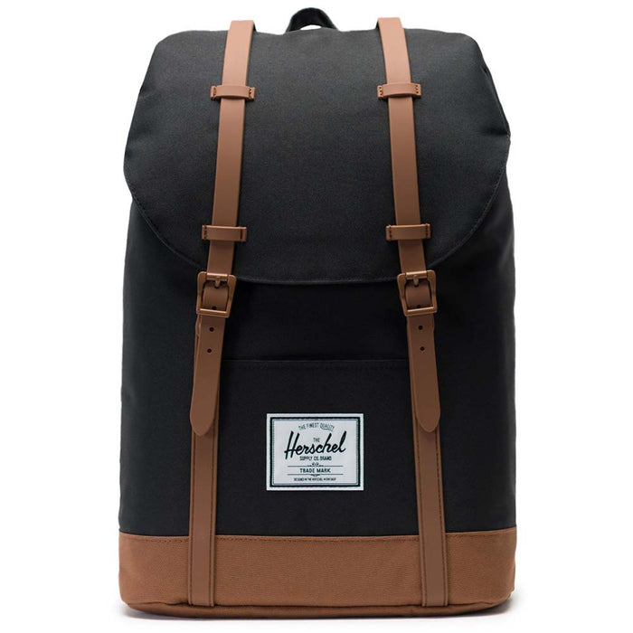 Herschel Retreat Backpack black/saddle brown pure boardshop