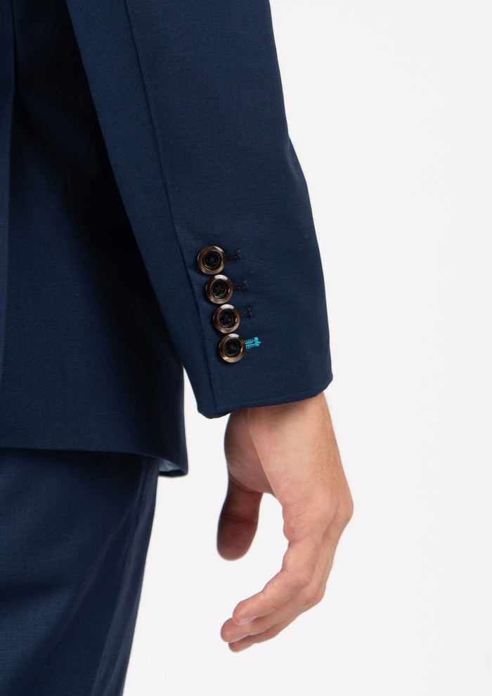 Hudson Navy Crosshatch Suit - SARTORO