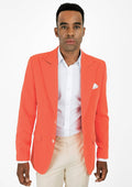 Hudson Orange Stretch Jacket - SARTORO