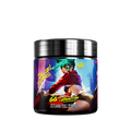 Black container with a purple label showing supplement facts and directions for Incel Tears caffeine-free powder.