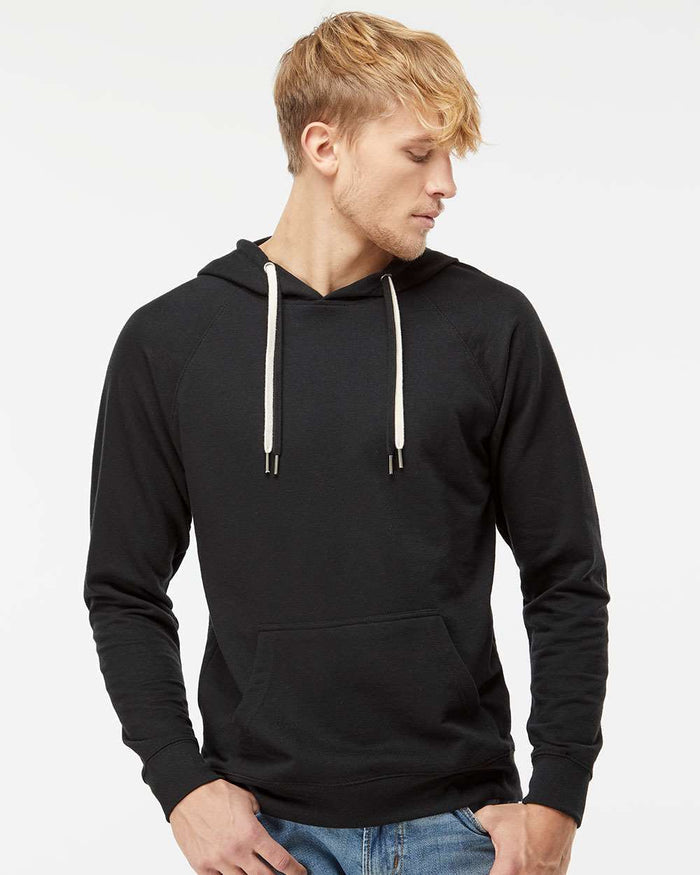 Independent Trading Co. - Unisex Lightweight Loopback Terry Hooded Pullover | SS1000 - The Lemon Print & Design Studio