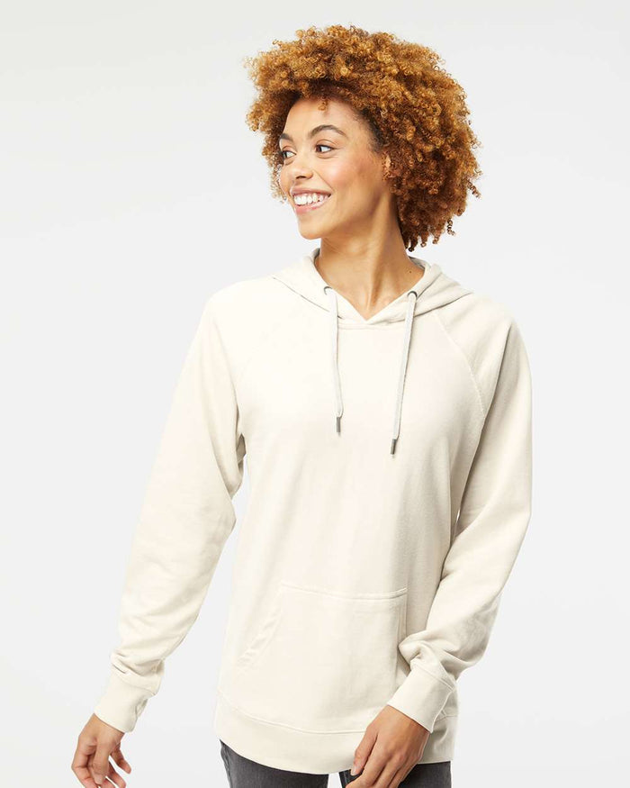 Independent Trading Co. - Unisex Lightweight Loopback Terry Hooded Pullover | SS1000 - The Lemon Print & Design Studio