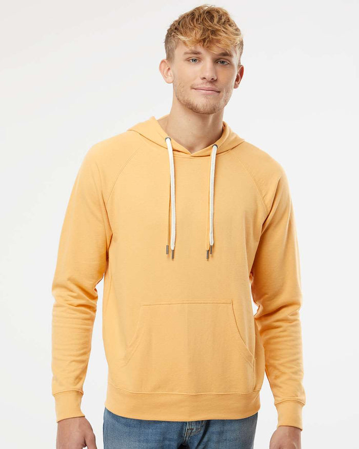 Independent Trading Co. - Unisex Lightweight Loopback Terry Hooded Pullover | SS1000 - The Lemon Print & Design Studio