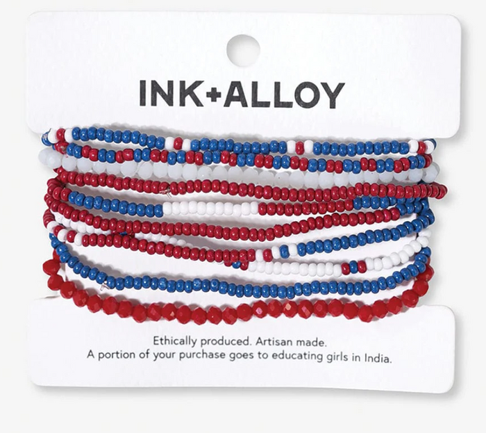 Color Block Red Blue