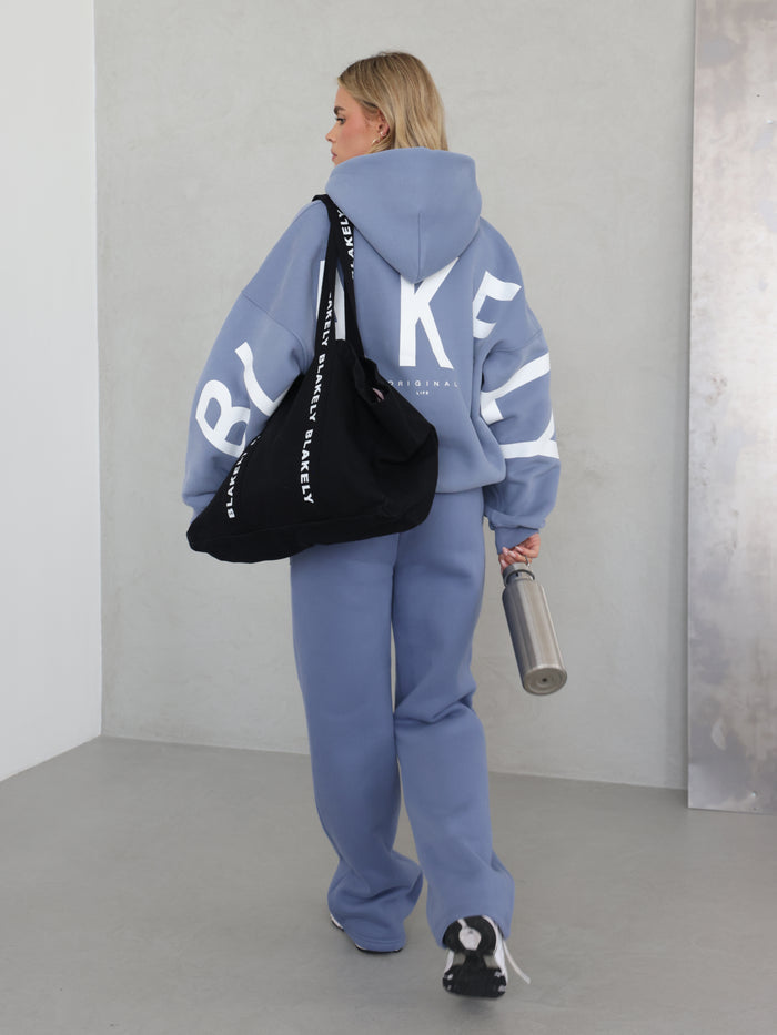 Isabel Oversized Hoodie - Blue