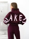 Isabel Oversized Hoodie - Deep Burgundy