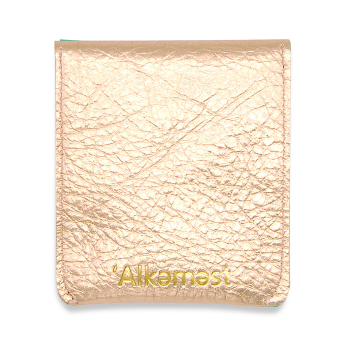 Itty Bitty Leather Coin Pouch - Rose Gold