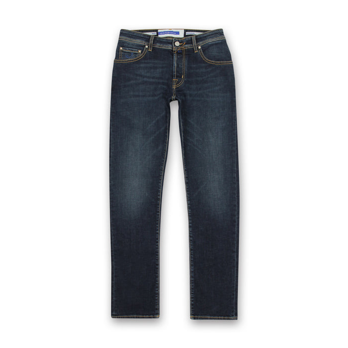 Jacob Cohen - Nick Slim Fit Royal Blue Badge Jeans - Nigel Clare