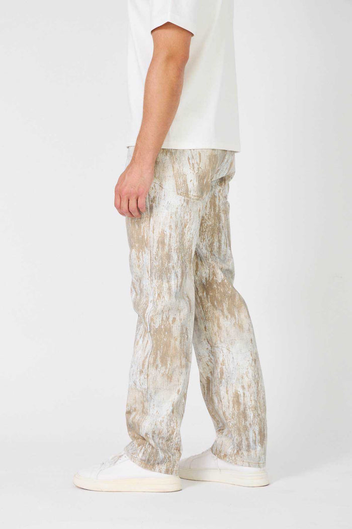 Jean Beige Délavé