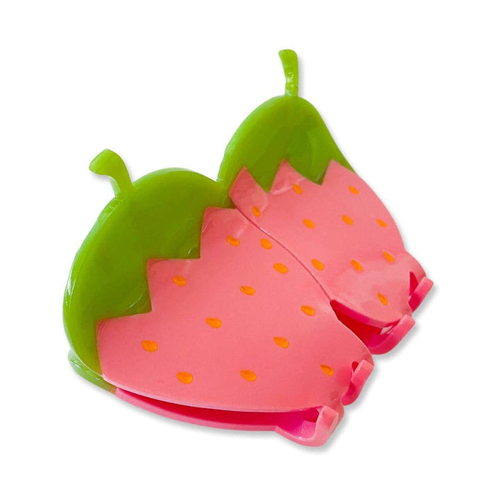 Jenny Lemons Hair Claw Clip - Large Pink Strawberry