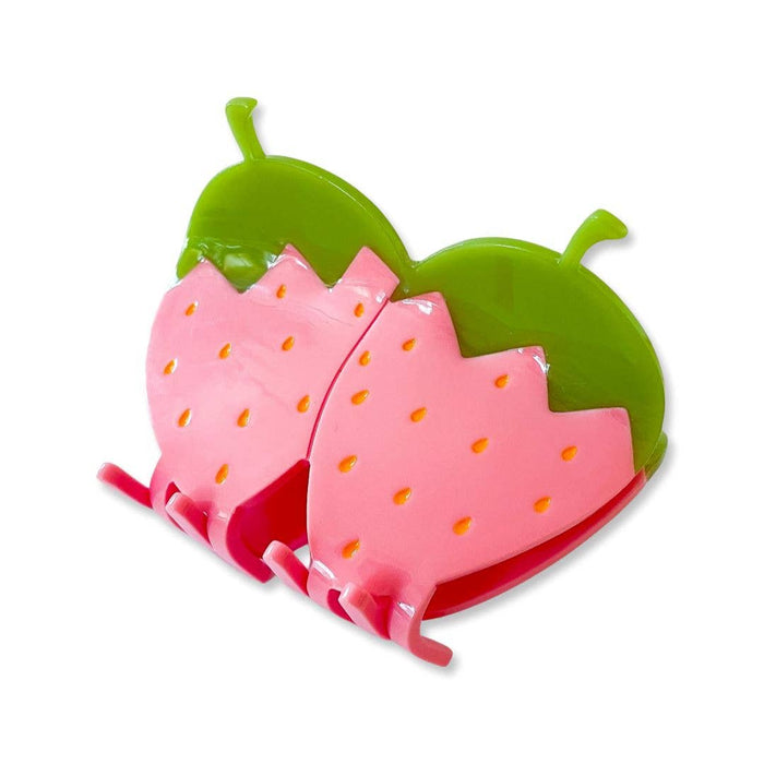 Jenny Lemons Hair Claw Clip - Large Pink Strawberry