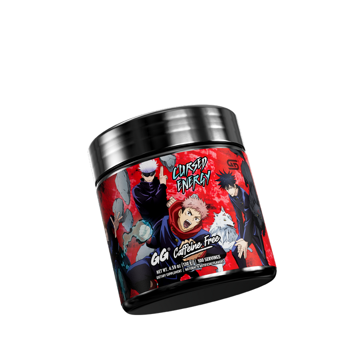Gamer Supps x Jujutsu Kaisen Cursed Energy Caffeine Free - 100 Servings - Gamer Supps