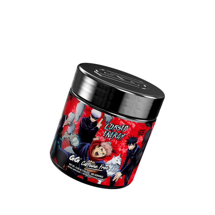 Gamer Supps x Jujutsu Kaisen Cursed Energy Caffeine Free - 100 Servings - Gamer Supps
