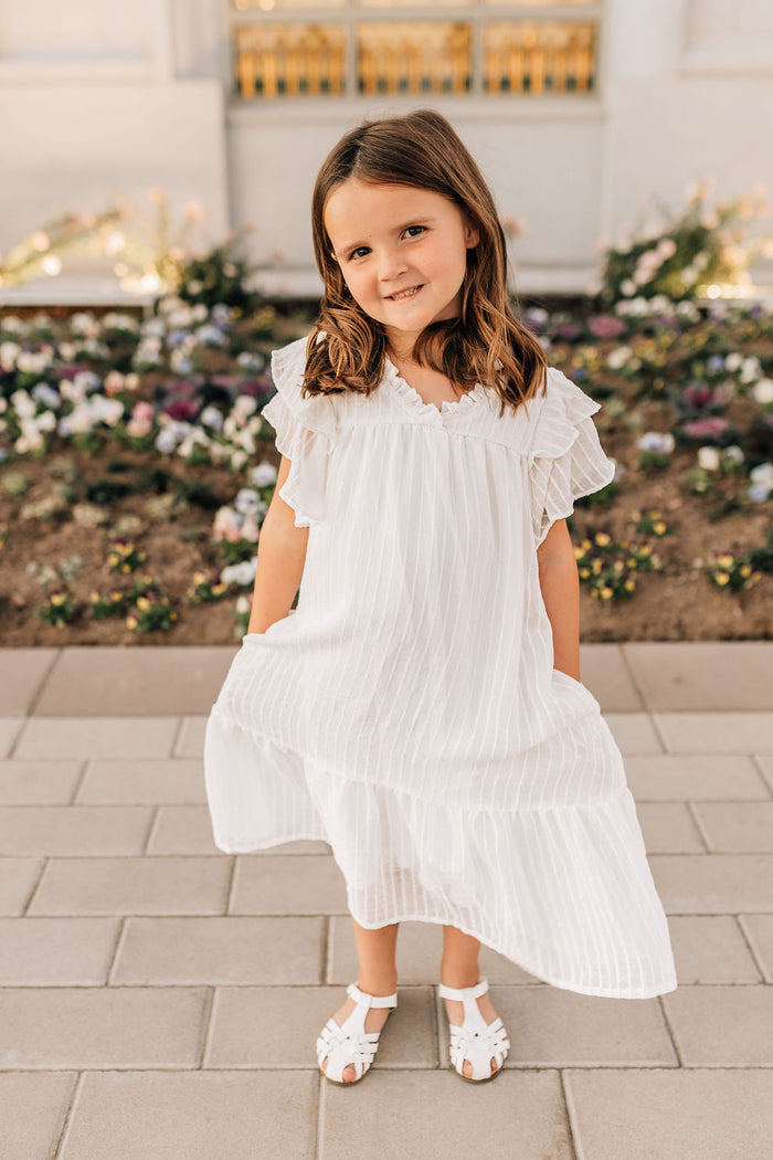 girl in white dress