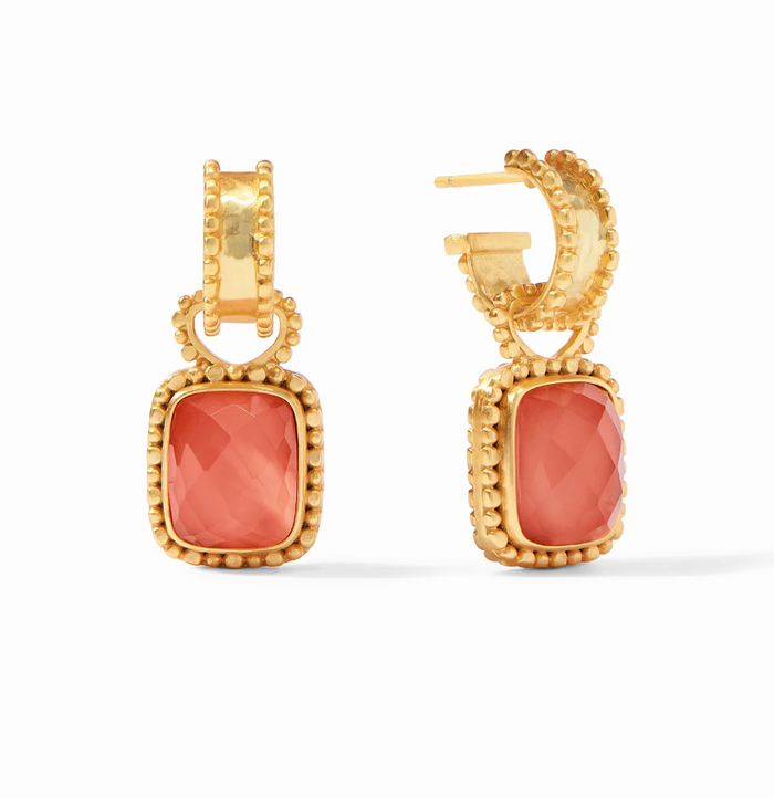 Julie Vos Marbella Hoop & Charm Earring