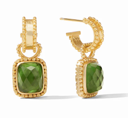 Julie Vos Marbella Hoop & Charm Earring