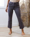 KanCan Donna Non Distressed Crop Bootcut Jeans - Plum FINAL SALE KanCan
