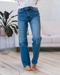 KanCan Kathleen Non Distressed Straight Jeans  KanCan