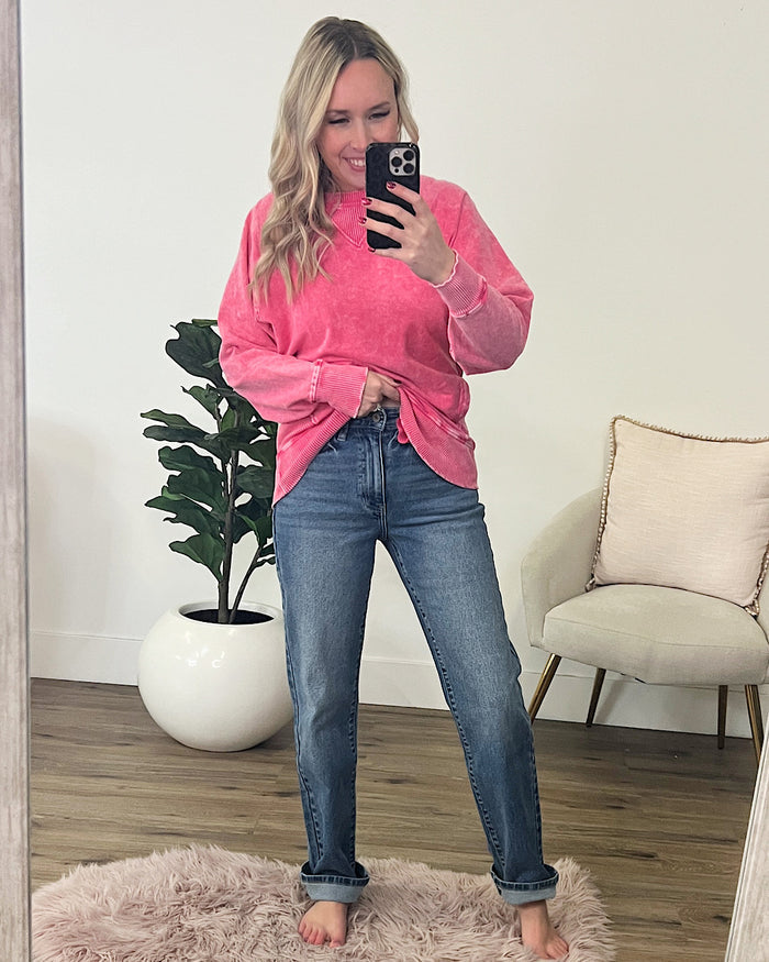 KanCan Kathleen Non Distressed Straight Jeans  KanCan