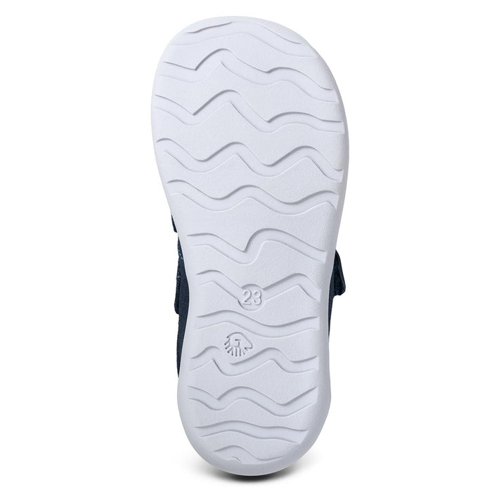 Giesswein Kids Barefoot Canvas - bleu océan 540