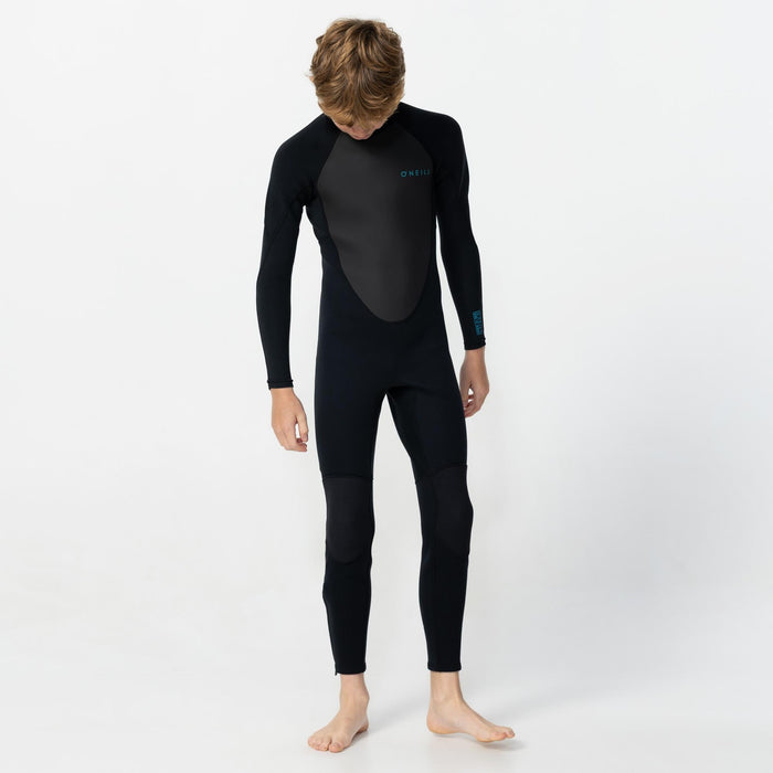 Kid's Factor 3/2mm Steamer Back Zip - Black