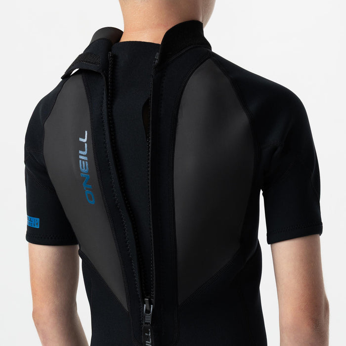Kid's Reactor 2mm Short Sleeve Spring Suit Back Zip - Black