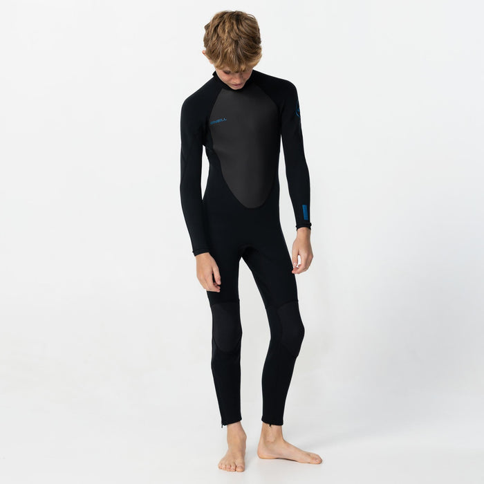 Kid's Reactor 3/2mm Steamer Back Zip - Black
