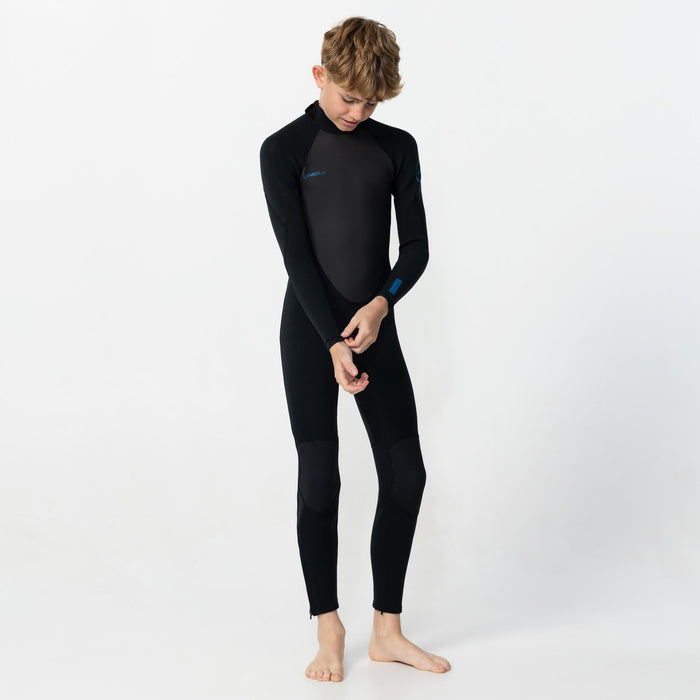 Kid's Reactor 3/2mm Steamer Back Zip - Black