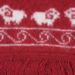 Possum and Merino  KO108 Sheep Scarf - Make a set with KO58 Sheep Gloves and KO168 Sheep Beanie.  One Size.  Made proudly in New Zealand from a premium blend of 40% possum fur, 50% merino lambswool & 10% mulberry silk.