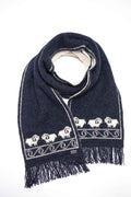 Possum and Merino  KO108 Sheep Scarf - Make a set with KO58 Sheep Gloves and KO168 Sheep Beanie.  One Size.  Made proudly in New Zealand from a premium blend of 40% possum fur, 50% merino lambswool & 10% mulberry silk.