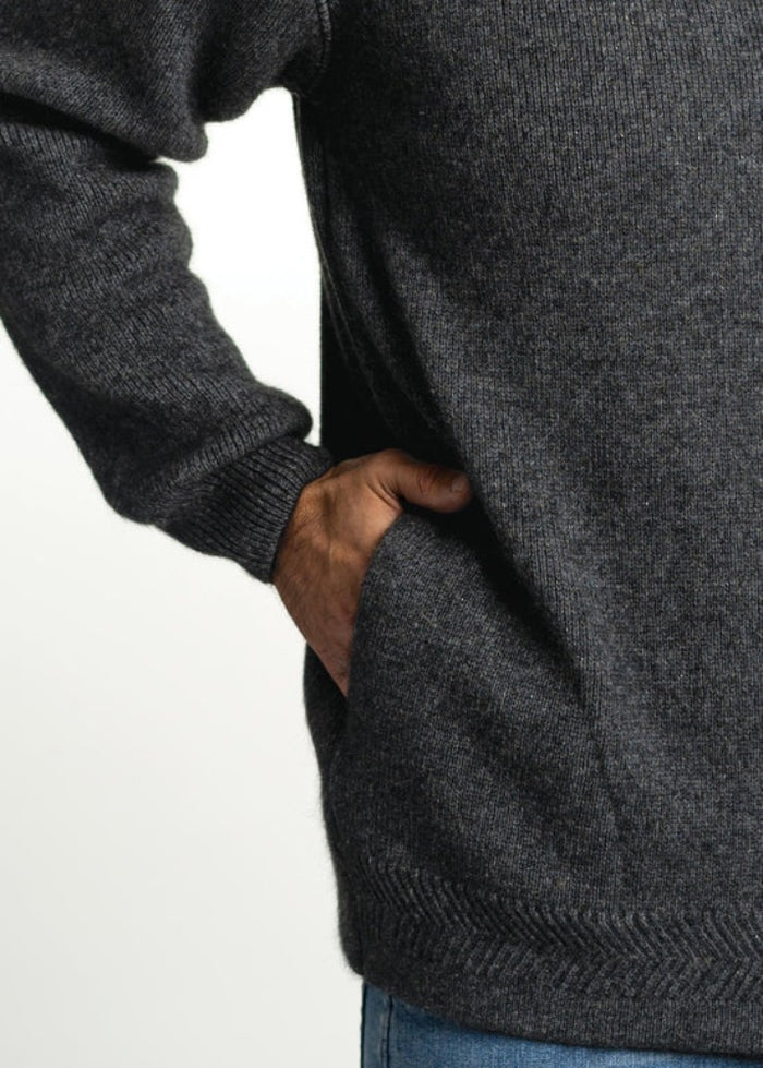 Possum and Merino  KO231 Zip Through Jacket - Our best selling jacket style.  This garment features pockets and a double layer knit structure for extra warmth.   Made proudly in New Zealand from a premium blend of 40% possum fur, 50% merino lambswool & 10% mulberry silk.