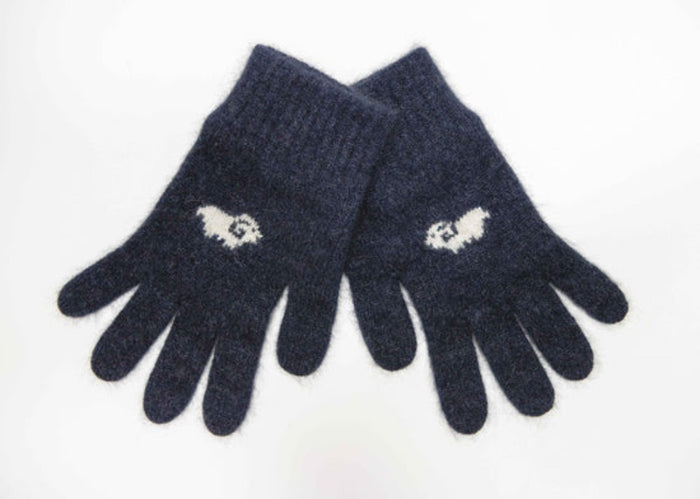 Possum and Merino  KO58 Sheep Gloves - Make a set with KO168 Sheep Beanie and KO108 Sheep Scarf.  Made proudly in New Zealand from a premium blend of 40% possum fur, 50% merino lambswool & 10% mulberry silk.
