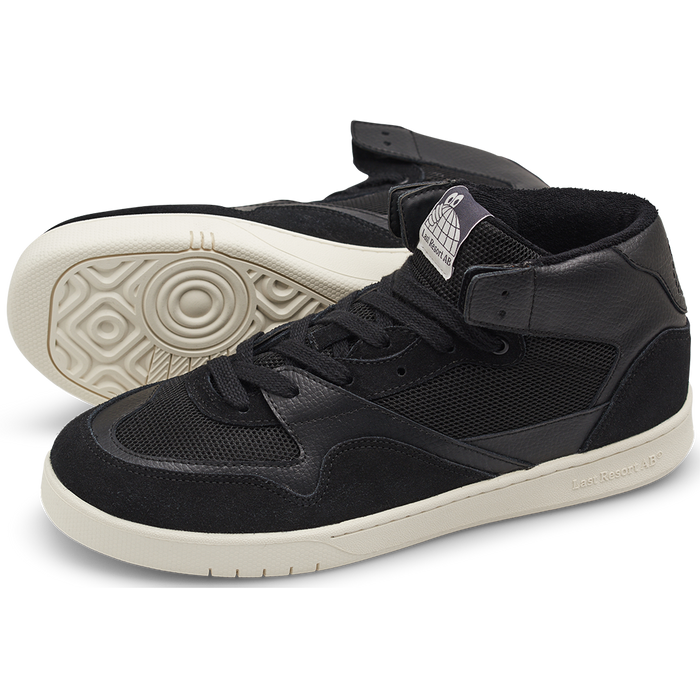 Last Resort CM002-Mid Skate Shoes black/white pure boardshop