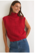 Le Lis Turtleneck Sweater Vest