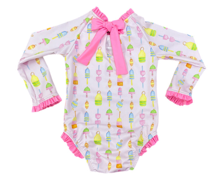 Leighton One Piece Rash Guard-'Reel' Fun!