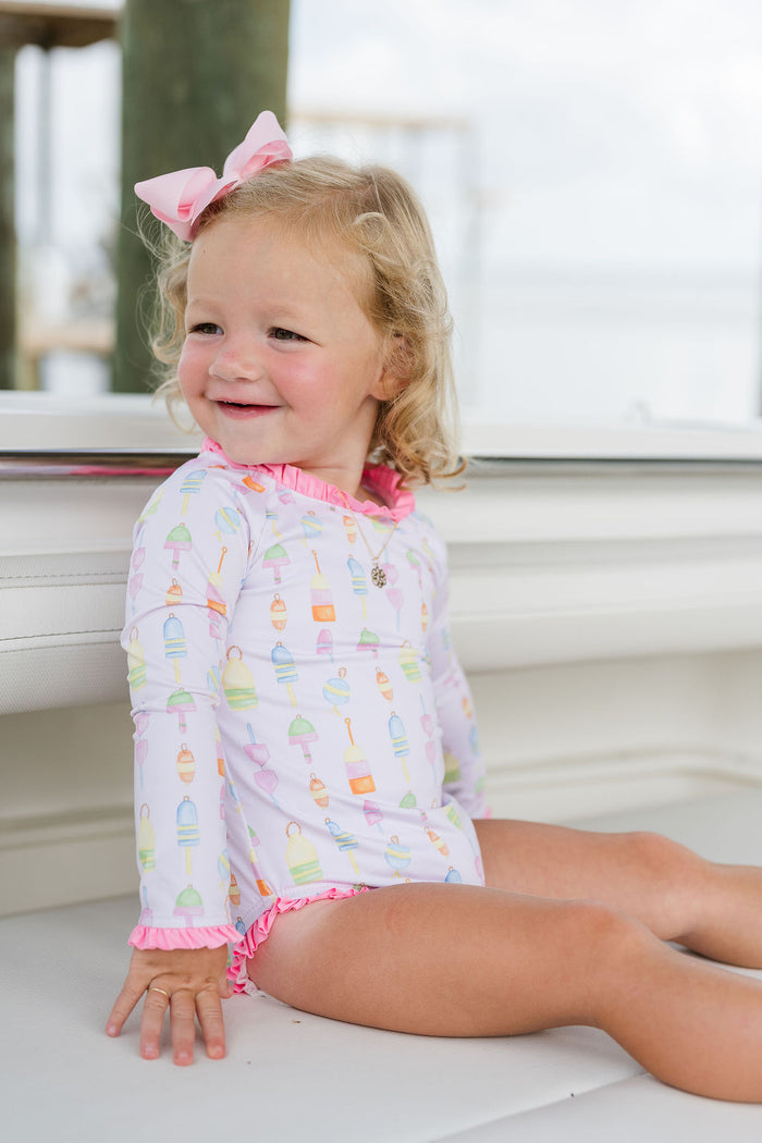 Leighton One Piece Rash Guard-'Reel' Fun!